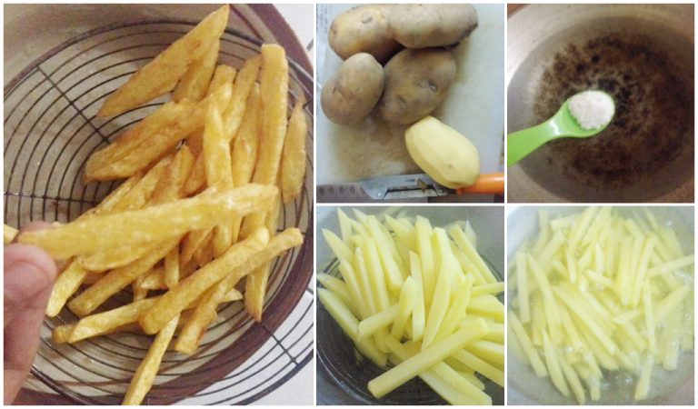 Cara Buat French Fries Homemade Yang Rangup Tanpa Pengawet