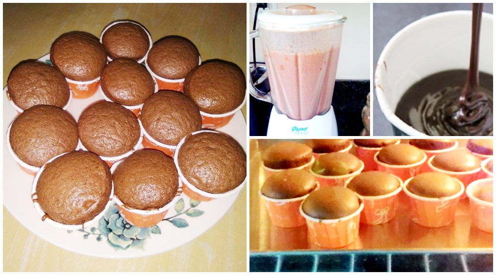 Resepi Cupcake Milo Kurang Manis. Senang Sangat, Guna 