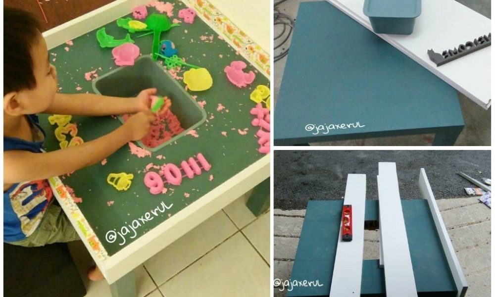  DIY  Activity Table Yang Mudah Anak  Leka Berjam jam 