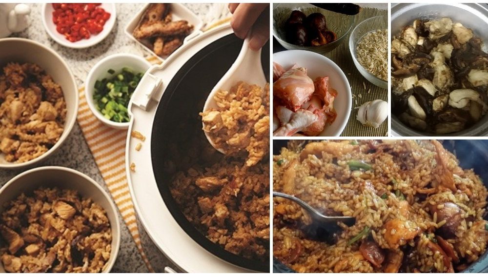 Cara Buat Nasi Ayam Cendawan Ala Claypot Dengan Rice 