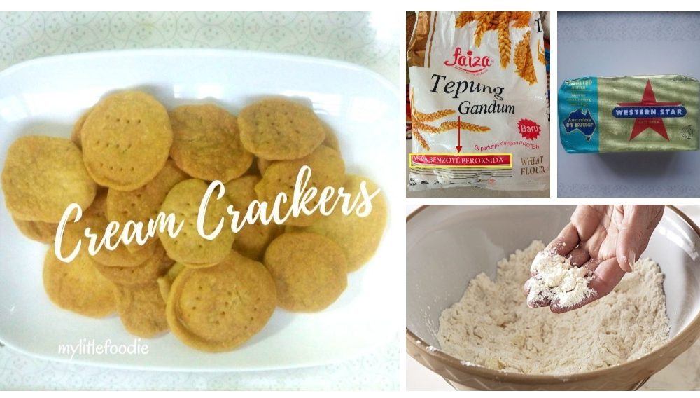 Resepi Biskut Cream Cracker Homemade Untuk Bayi. Cuma 4 Bahan!