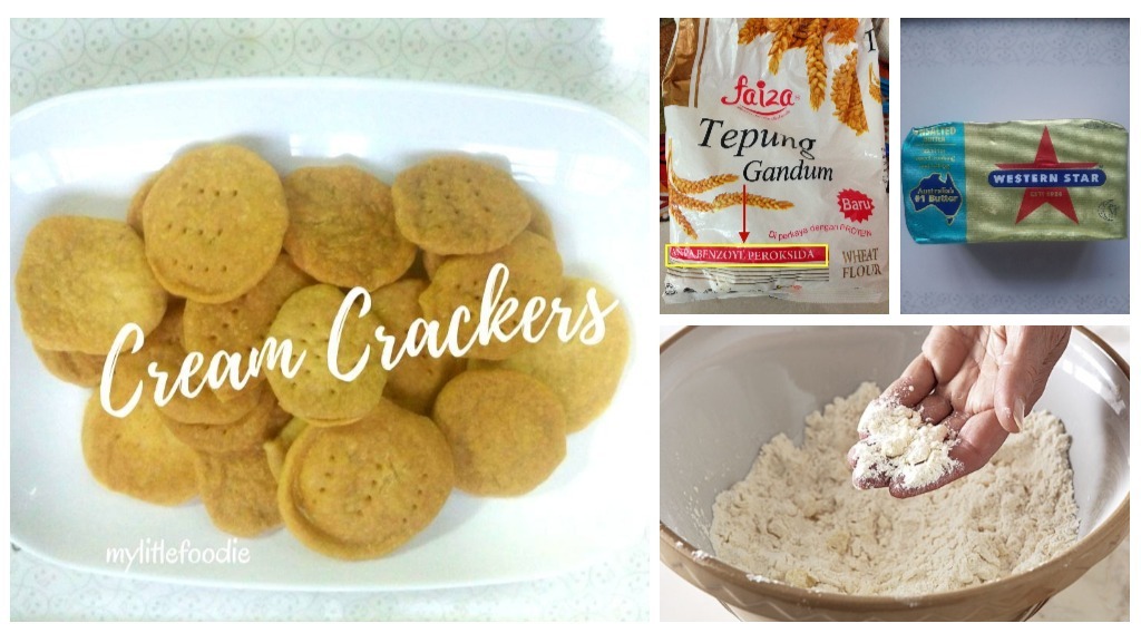 Resepi Biskut Cream Cracker Homemade Untuk Bayi Cuma 4 Bahan