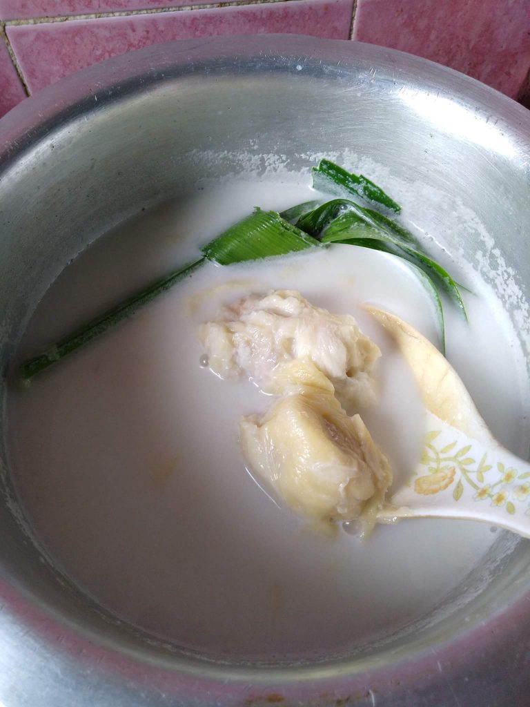 resepi pengat durian