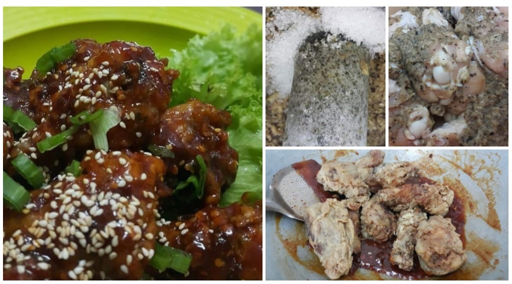 Resepi Ayam Goreng Korea Pedas - Surasmi E