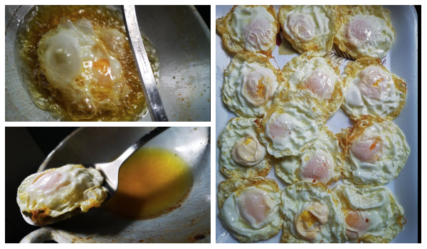Mata telur Cara Membuat
