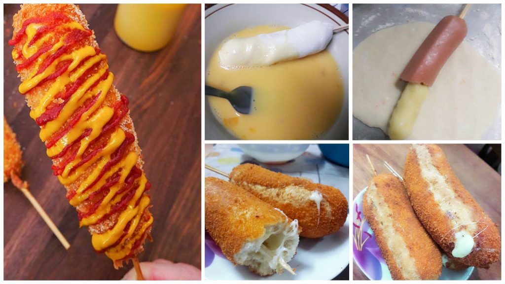 Cara Buat Cheesy Sausage Corndog Yang Mudah Super Lazat Favourite Anak Anak Ni