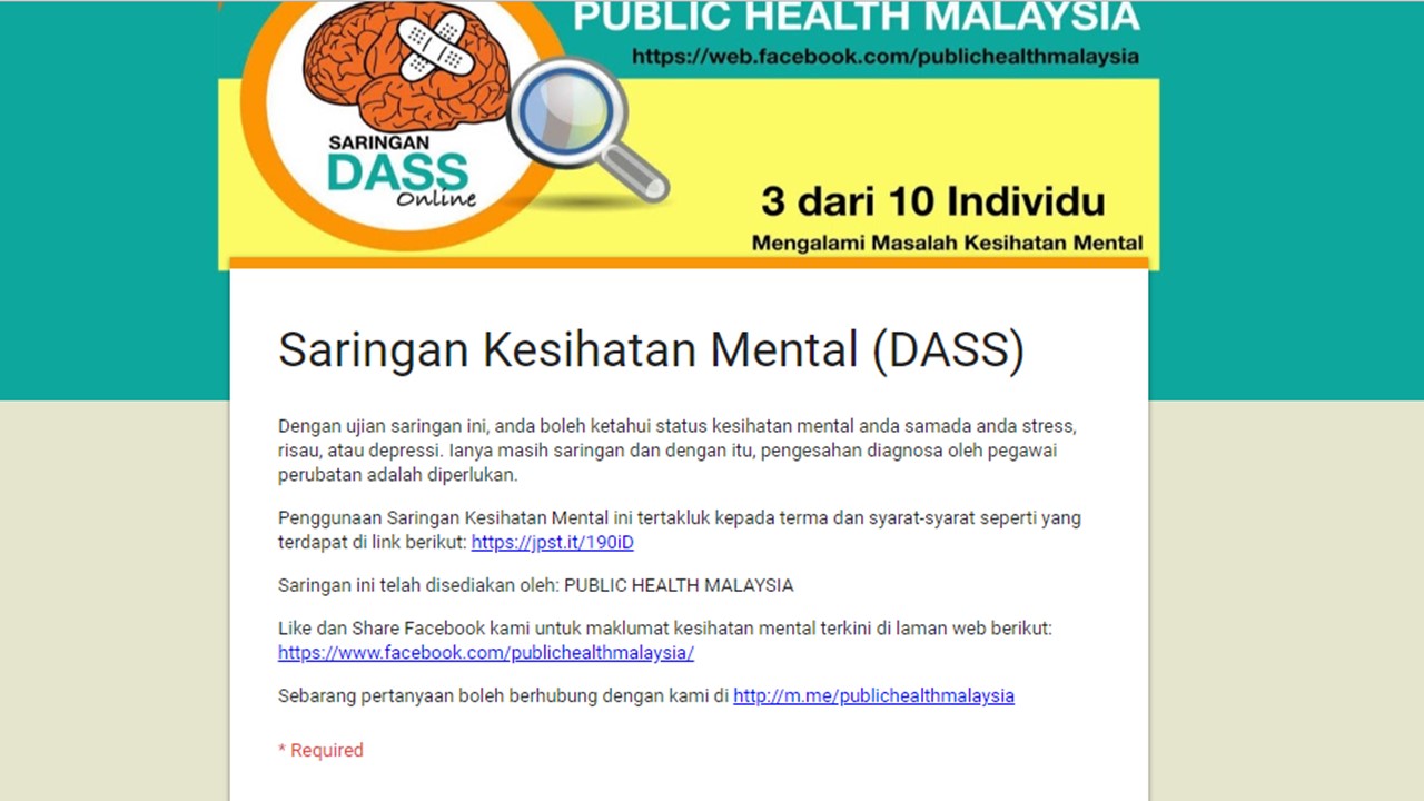 Mental illness test malaysia