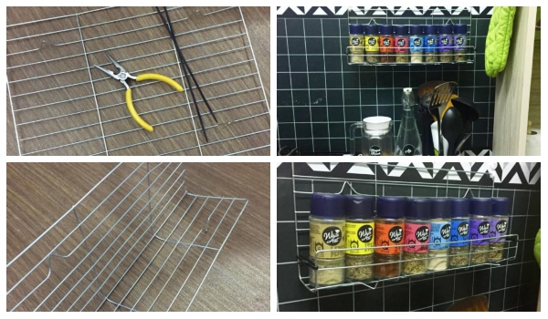  DIY Rak Rempah  Mudah Dan Cepat Dengan Total Hangus RM 2 