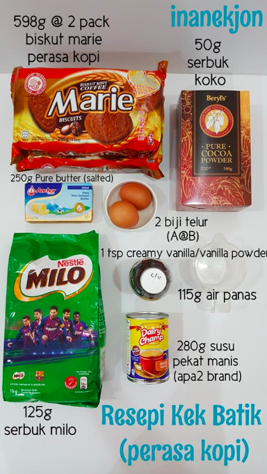 Resepi Kek Batik Simple Tapi Rasa Premium Macam Chocolate Indulgence