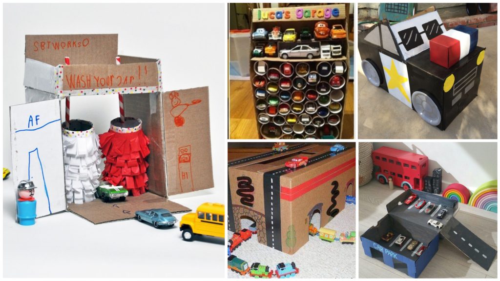 8 Idea DIY  Mainan Kereta Daripada Kotak  Anak Lelaki Mesti 