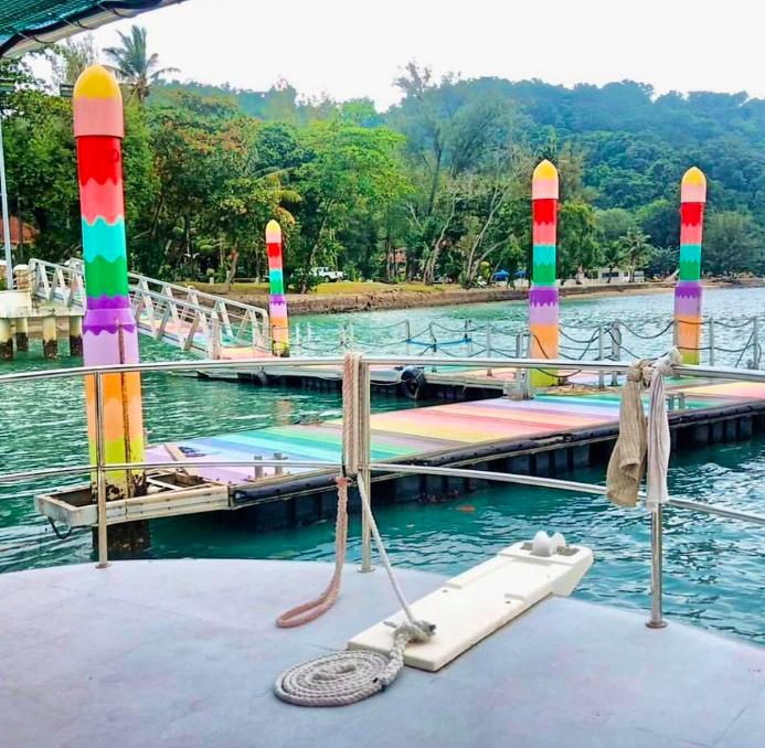 Ada Jetty Pelangi, Ini Wajah Terbaharu Pulau Jerejak Yang ...