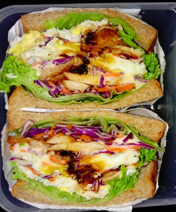 "Resepi Wanpaku Sandwich Viral Ikut Cara Orang Jepun Diet 